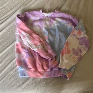 Tie Dye Crewneck Sweatshirt size M
